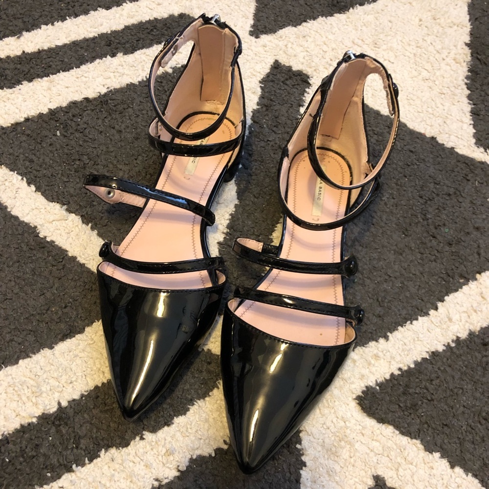 Zara pointy toe flats